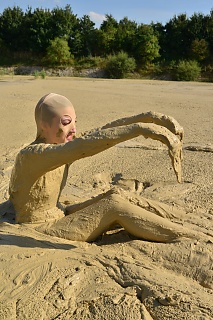 Zentai in Mud! Part II